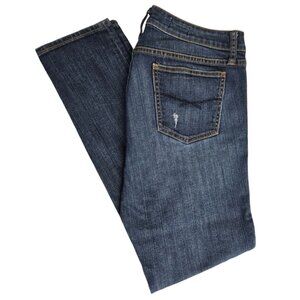 Gap 1969 Womens Always Skinny 10/30 Jeans Blue Dark Wash Mid Rise Pockets